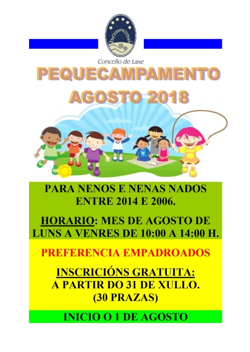 PEQUECAMPAMENTO AGOSTO 2018